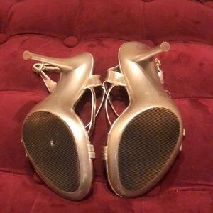 Aldo Shoes - Gold Strappy Heels Aldo Shoes - Gold Strappy Heels